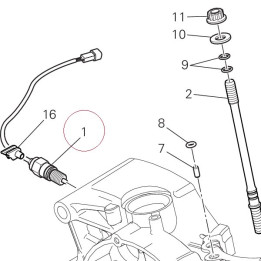 Gearbox position sensor 55241612C