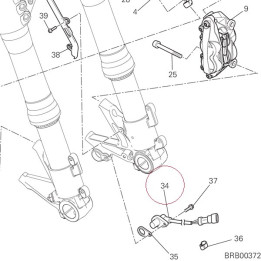 Sensor, speed 55242651A