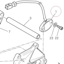 Gearbox position sensor 55243202A