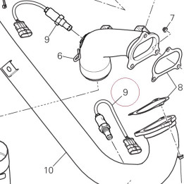 Sensor lambda sond 55243401A