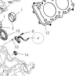 Gearbox position sensor 55244421A