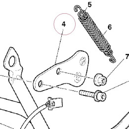 Left bracket 55510061A