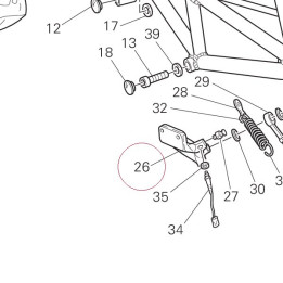 Bracket, side stand 55610081B