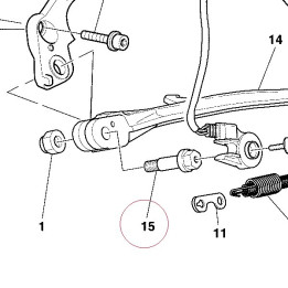 Axle, side stand 55610181C