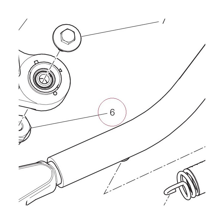 Shaft, stand 55610662AB