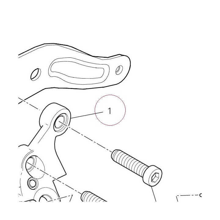 Bracket, side stand 55610791C