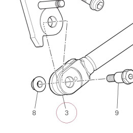 Side stand 55611152AA