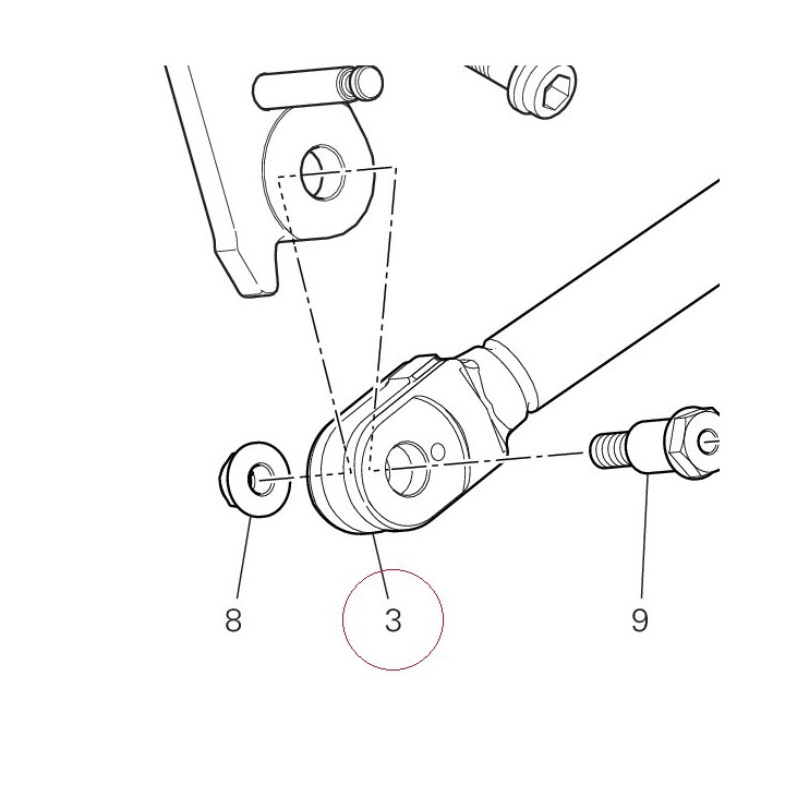 Side stand 55611181BA