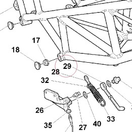 Side stand 55620101AB