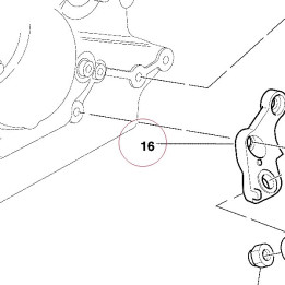 Bracket, side stand 55620201B