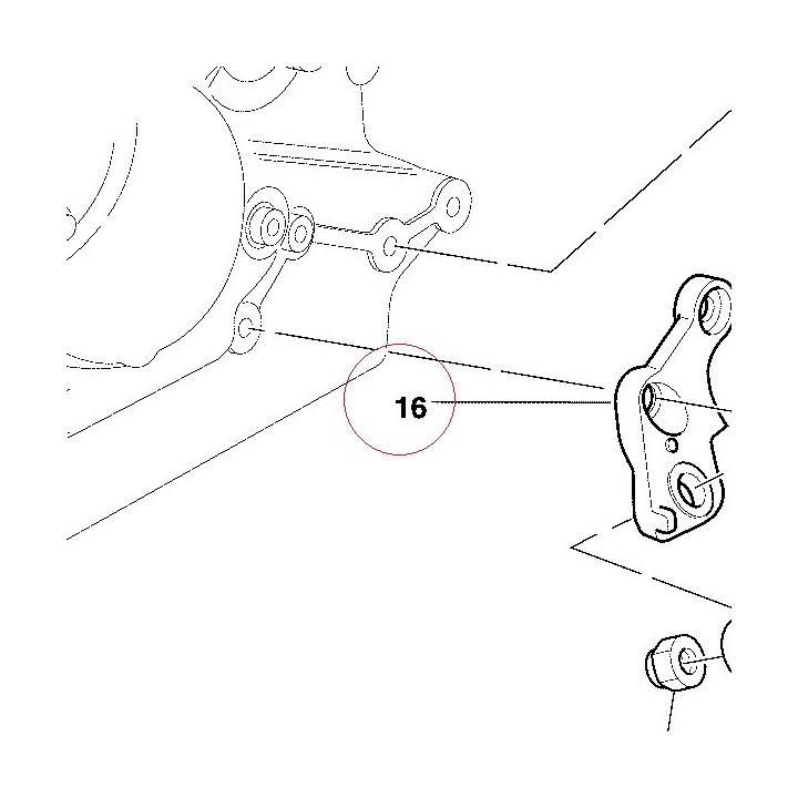 Bracket, side stand 55620201B