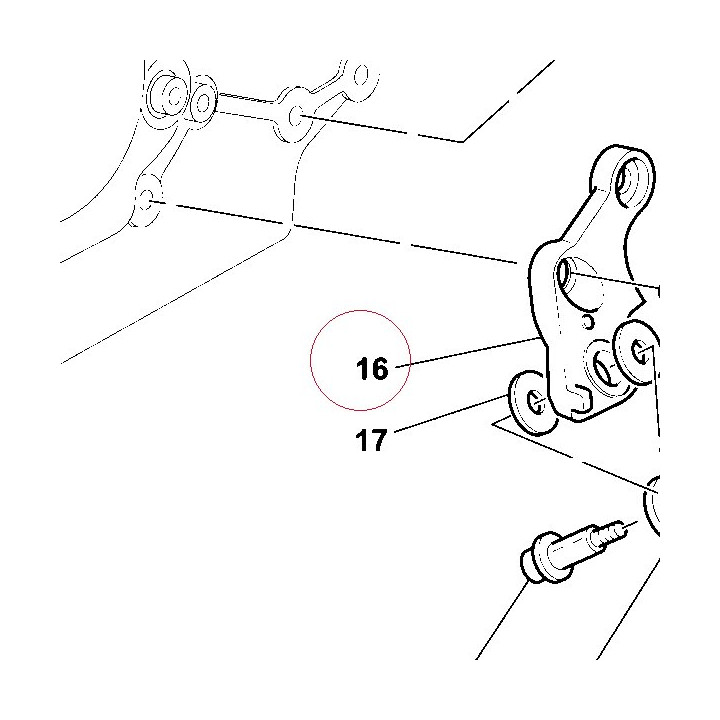 Bracket, side stand 55620201C