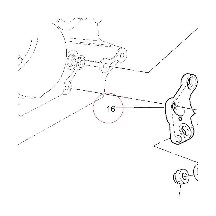 Bracket, side stand 55620201D