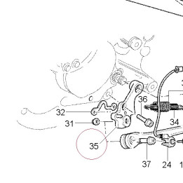 Bracket, side stand 55620251A
