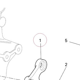 Bracket, side stand 55620271C