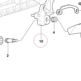 Bracket, side stand 55620321A