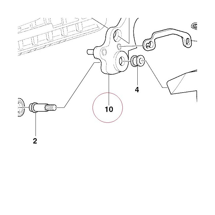 Bracket, side stand 55620321A