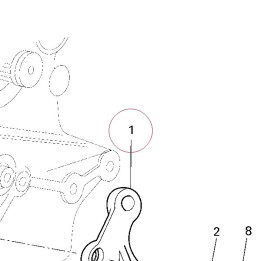 Bracket, main stand 55620371A