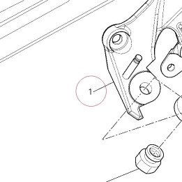 Bracket, side stand 55620551B