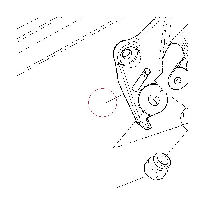 Bracket, side stand 55620552B