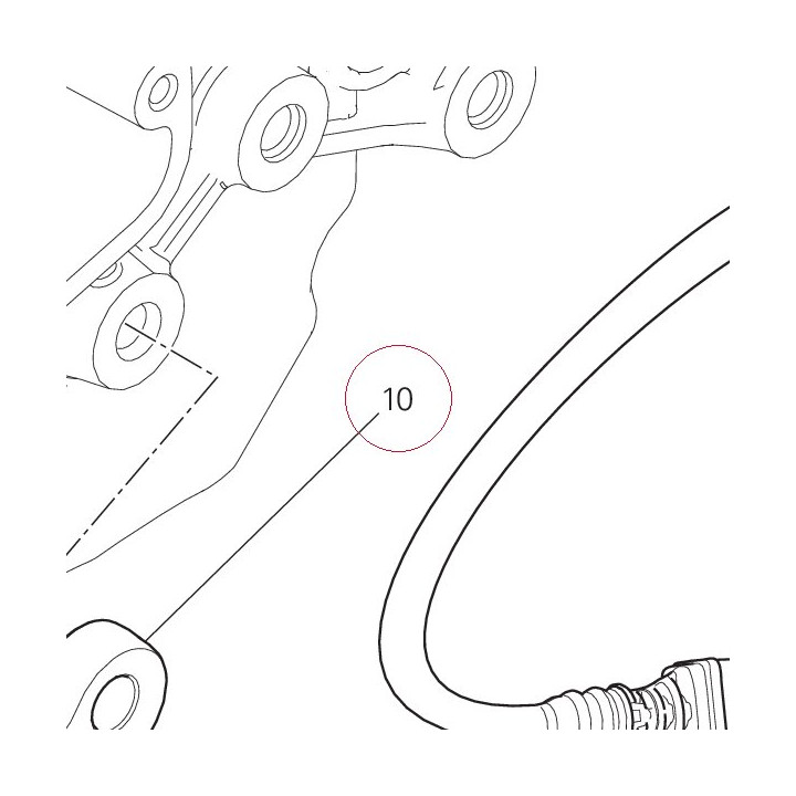 Bracket, side stand 55620911A