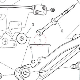Side stand 55621141AB
