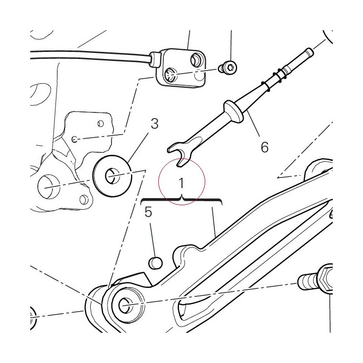Side stand 55621141AB