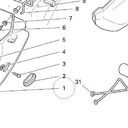 Fender rear, inner 55910051A