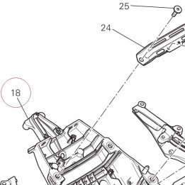Battery holder 55910111B