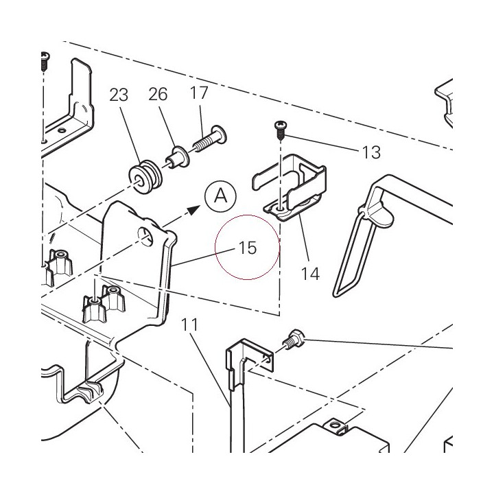 Battery holder 55910132A