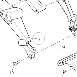 Bracket, left flasher light 56110411A