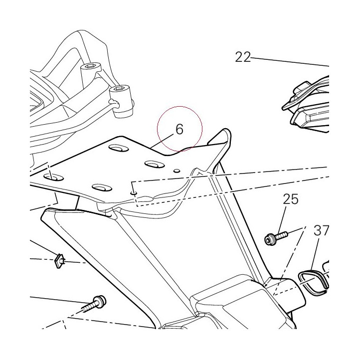 Plate holder 56110461D