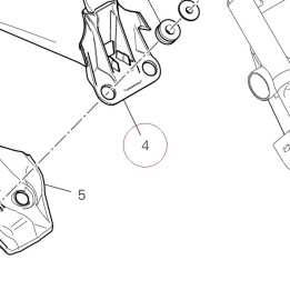 Number plate holder upper 56116361A