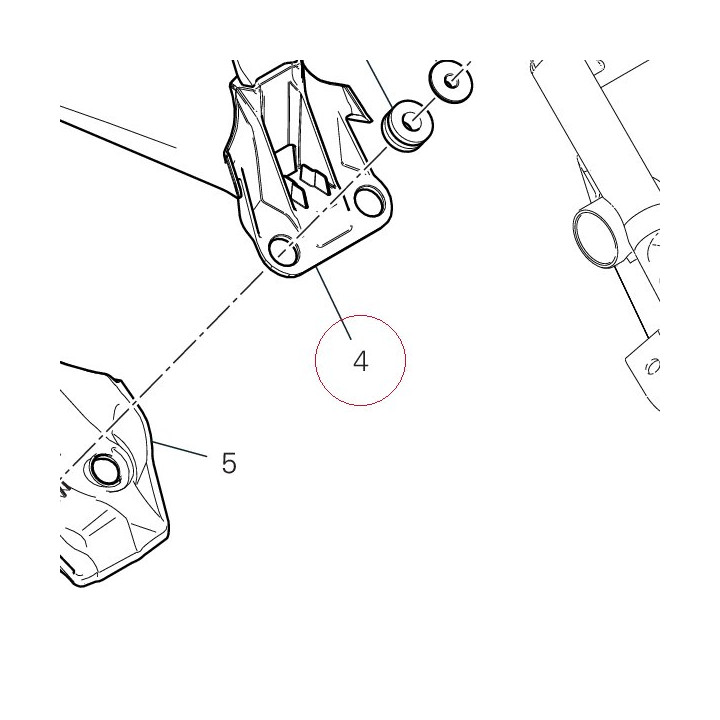 Number plate holder upper 56116361A