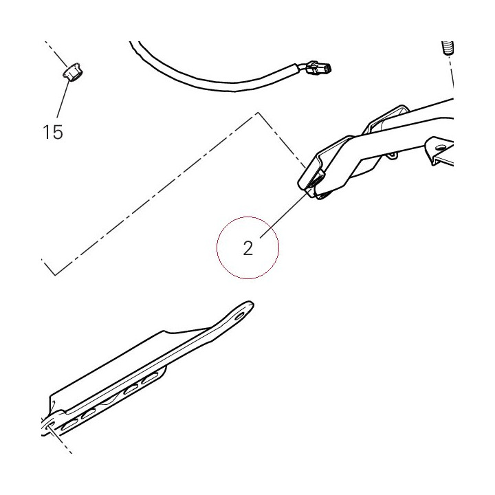 Plate holder support finish 56116562AB