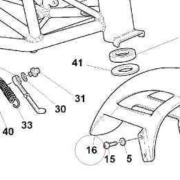 Front mudguard 56410171AB