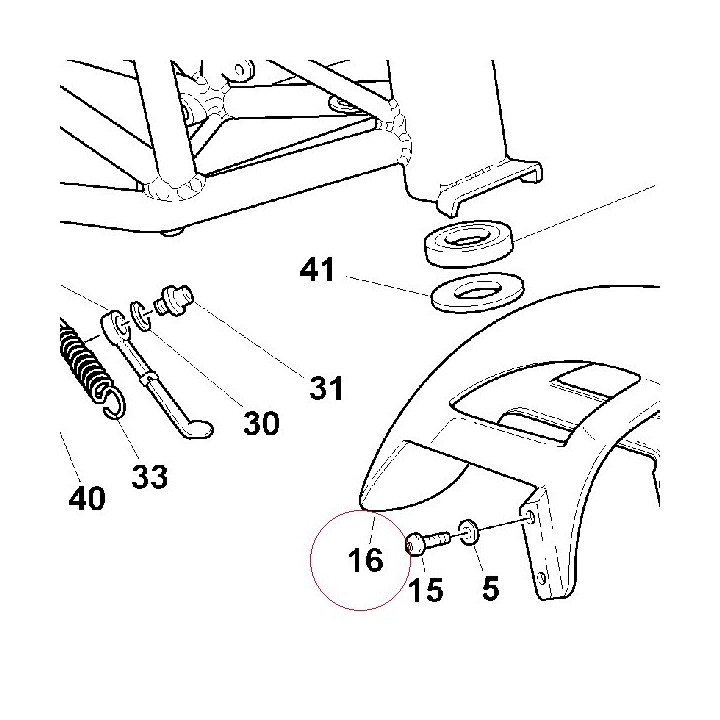 Front mudguard 56410171AC