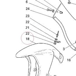 Front mudguard 56410231AA