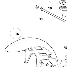 Front mudguard 56410291AA