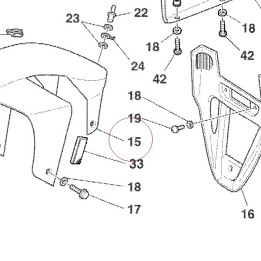 Front mudguard yellow 56410421AB