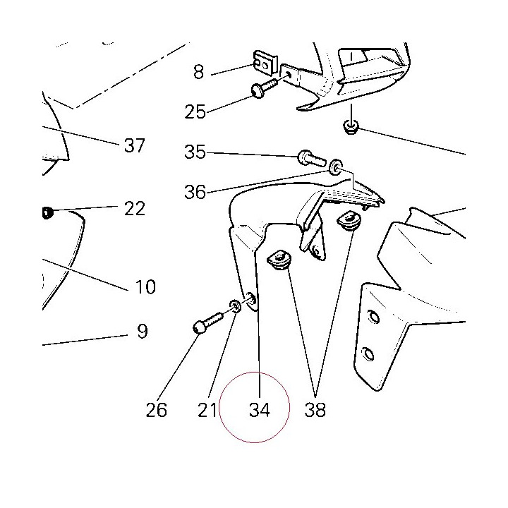 Extension, rear fender 56410471A