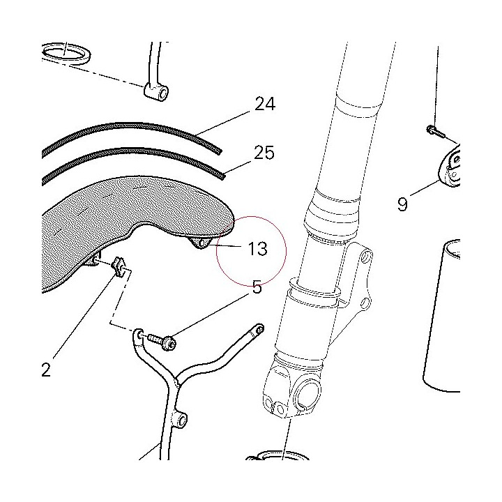 Front mudguard 56410561AC
