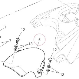 Front mudguard 56410701A