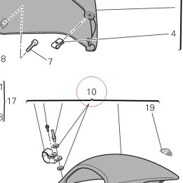 Front mudguard 56410741AN