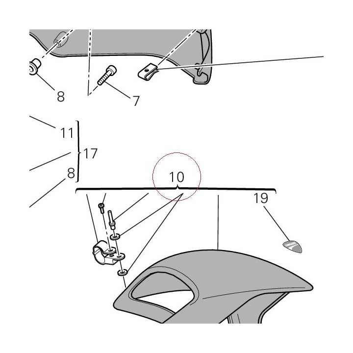 Front mudguard 56410741BW