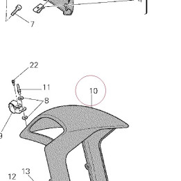 Front mudguard 56410744AB