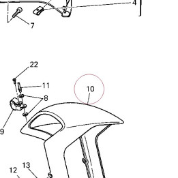 Front mudguard 56410744AK