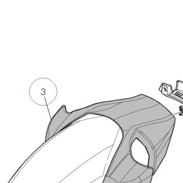 Front mudguard grey 56410772CG