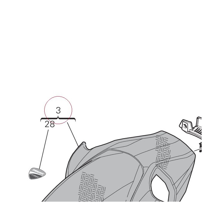 Front fender carbon 56410821A