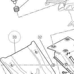 Rear mudguard 56410921A